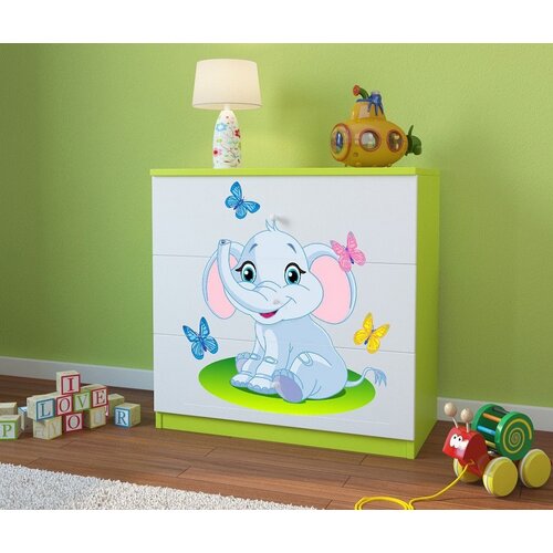 HAPPYKIDS PREDALNIK DREAMY SLON�EK (VE� BARV)-Zelena Cene