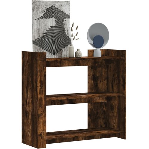 VidaXL Konzolni stol boja hrasta 100x35x90 cm konstruirano drvo Slike