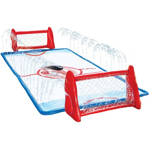 WHAM - O Slip N Slide Vodni Klatski Hokej Set za Vrt &ndash; 2 Opu&scaron;ljivi Golovi, 2 Palice in 1 Opu&scaron;ljiv Poganjalec za Zabavo na Travi, (5000179924) Cene
