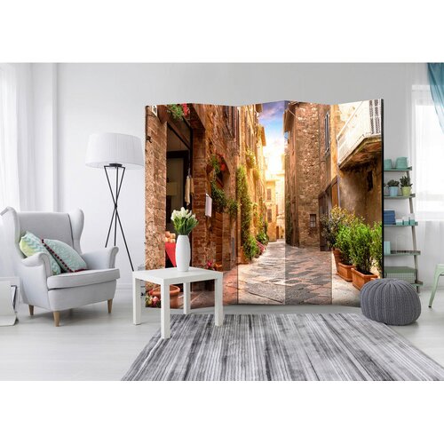 Artgeist PARAVAN 225/172/3 cm barve korale Slike