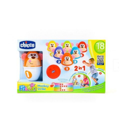 Chicco igračka set za kuglanje-majmunčići ( A011949 ) Cene