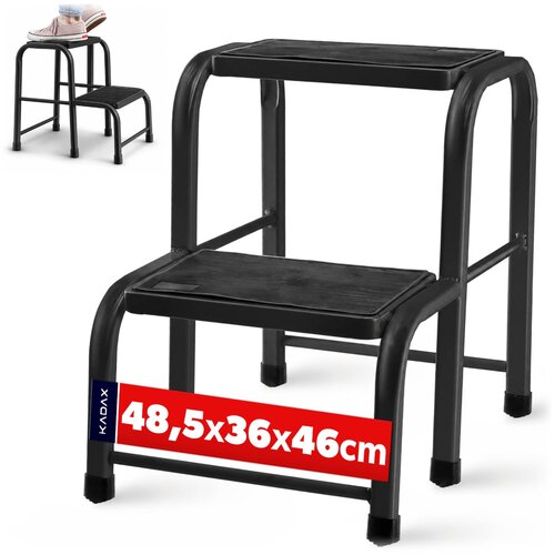 KADAX Stopničasti stolček, gospodinjski stopničasti stolček, nedrseč stolček, max 150 kg, (5000356996) Cene
