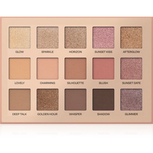 Gabriella Salvete Sunset Glow 15 Shades of Sunset paleta senčil za oči 15 g Slike