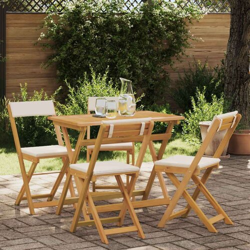  Zunanje bistro stolice 4 pcs Kremno bela 40 x 53 x 80 cm, (5000273035) Cene