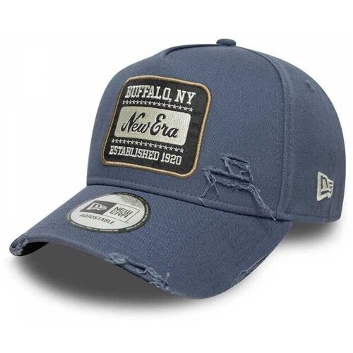 New Era Kape s &amp;scaron;iltom Patch wash eframe newera Modra Slike