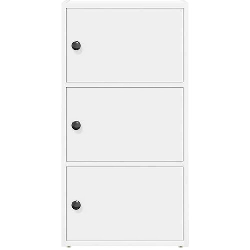  Regal za knjige bijeli 40x24x77 cm konstruirano drvo Slike