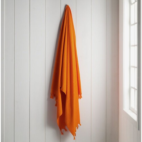 monaco - orange orange fouta (beach towel) Slike