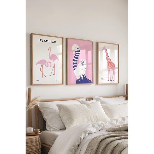 WALLXPERT Č-300496 - 5070 Vi&scaron;ebojni dekorativni set slika (3 komada) Cene