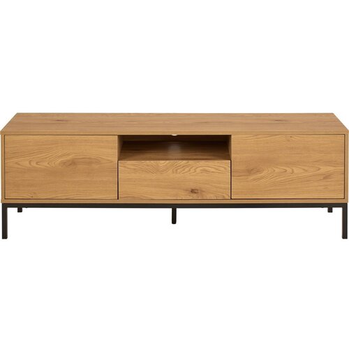 Actona TV komoda u dekoru hrasta u prirodnoj boji 140x45x40 cm Seaford – Cijene