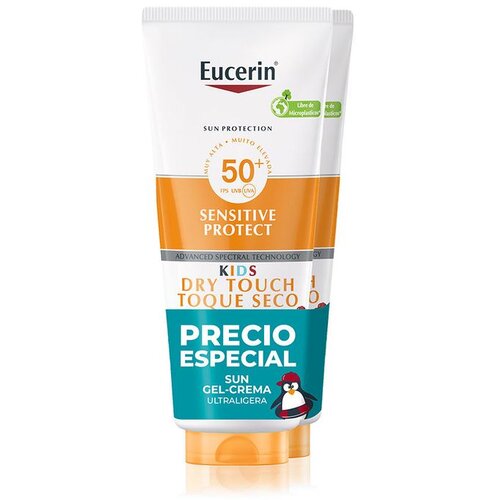 EUCERIN® Sun Sensitive Protect Kids gel krema SPF50+ pakiranje 2 x 400 ml Cijene