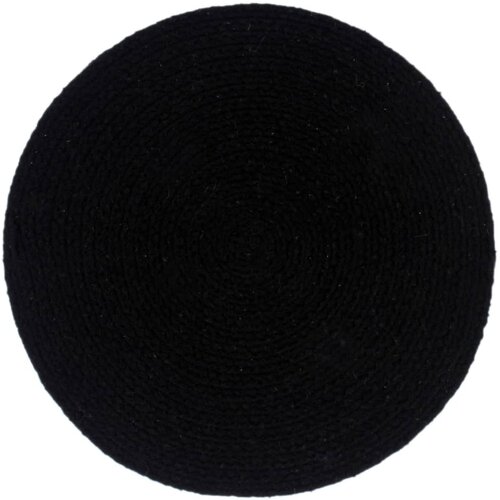  Podmetači 6 kom obični/crni 38 cm okrugli pamučni Slike