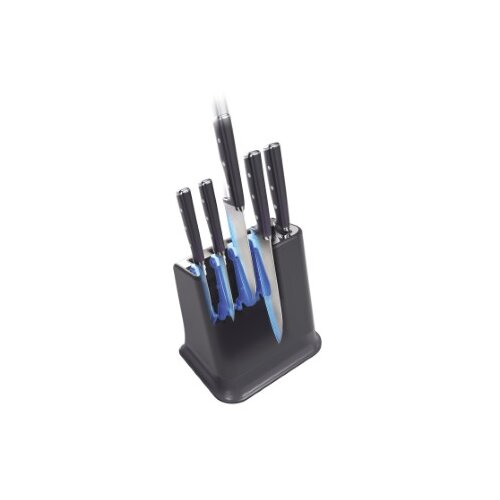 Tefal 5-delni set nožev EverSharp, blok za nože z vgrajenim brusilnikom (K297S644), (5000063358) Slike