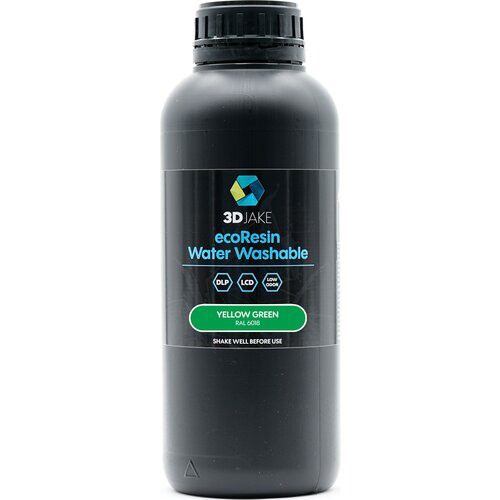 3DJAKE ecoResin Water Washable Gelbgr&amp;uuml;n - 1.000 g Slike