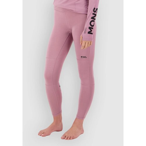 Mons Royale Olympus Merino Legging Funkcijske hlace sierra pink Slike