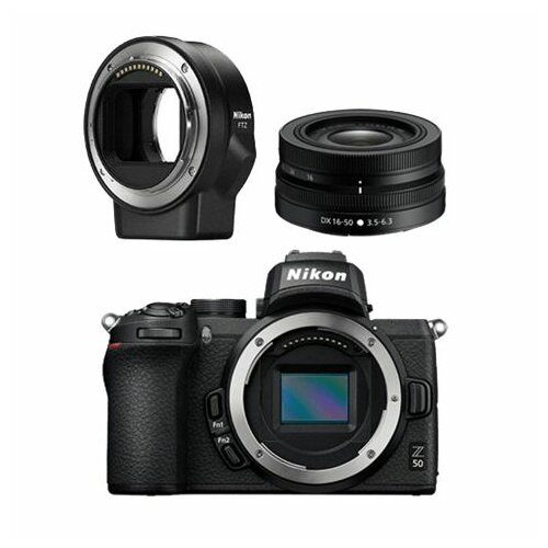 Nikon Z50 + 16-50mm f/4.5-6.3 VR + FTZ adapter digitalni fotoaparat Slike