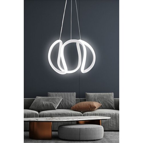 Opviq venaticorus white-white light white chandelier Cene