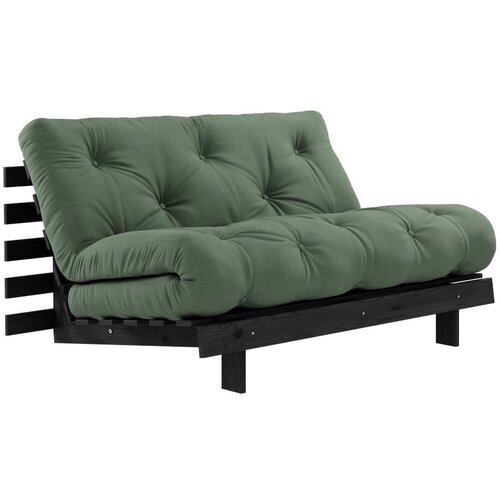 Karup Design Zelena sklopiva sofa 140 cm Roots Black Night &amp;ndash; Slike