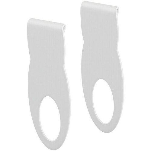 DOLLE Walk In Kuka za pričvr&amp;scaron;ćivanje (D x &amp;Scaron; x V: 1,3 x 8,5 x 14,6 cm, 2 Kom., Bijele boje) Slike