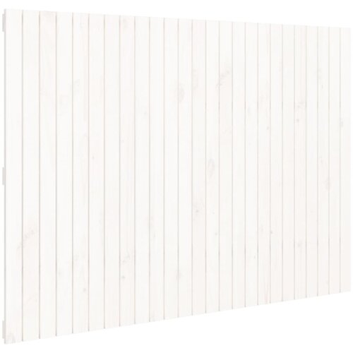Maison Chic Stensko Posteljno vzglavje - Vzglavna omarica - Nočna omarica belo 159,5x3x110 cm trdna borovina, (21706769) Cene