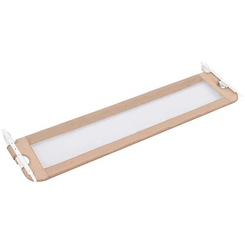 VidaXL sigurnosna ogradica za dječji krevet bež 180 x 42 cm poliester Slike
