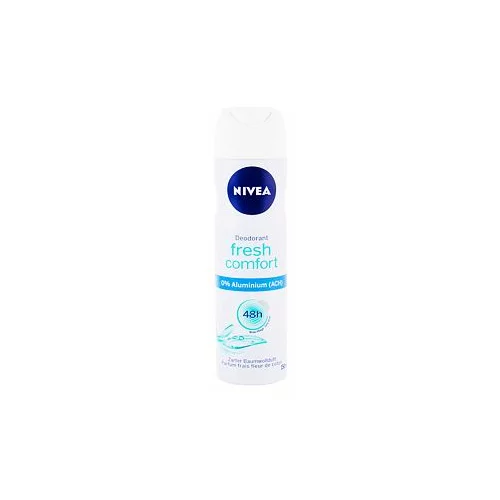 Nivea Fresh Comfort 48h deodorant v spreju brez aluminija 150 ml za ženske