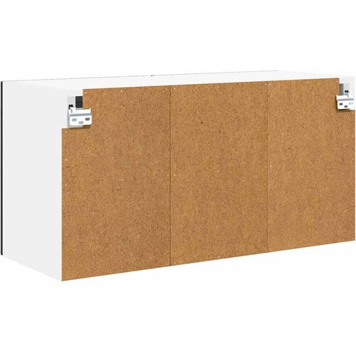  Zidni stakleni ormar Crna 80 x 31 x 40 cm Konstruirano drvo Slike