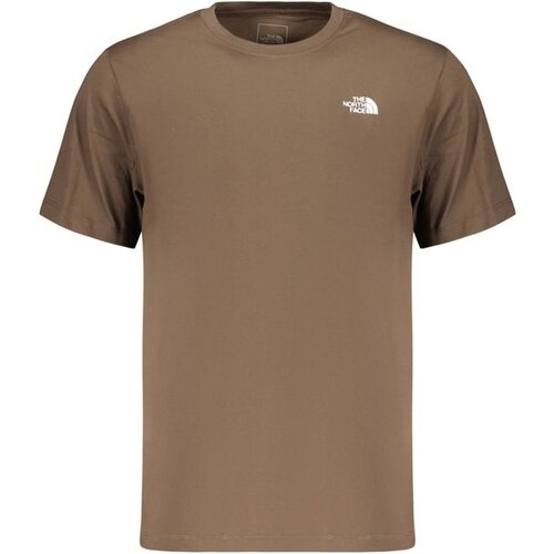 The North Face Evolution Simple Dome mu&amp;scaron;ka majica kratkih rukava smeđa Slike