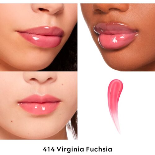 Gucci Beauty Gloss &amp;agrave; L&amp;egrave;vres sjajilo za usne za veći volumen nijansa 414 Virginia Fuchsia 6.5 ml Slike