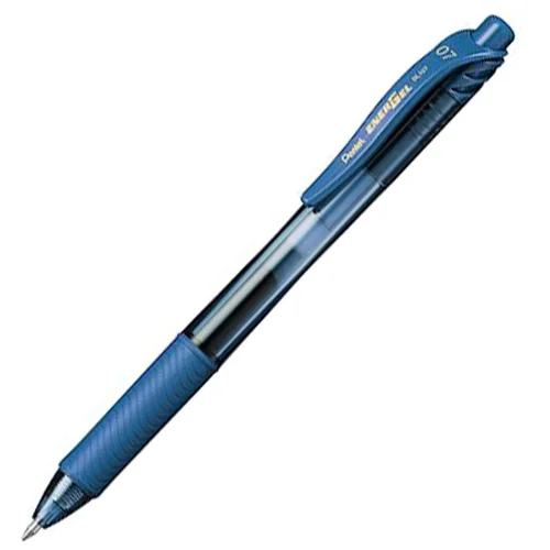 Pentel Roler pisalo Energel BL107, 0.7 mm, temno moder