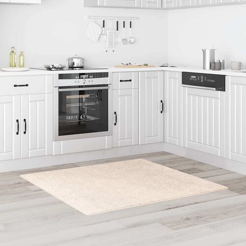  Protuklizni Shaggy Tepih Krema 120 x 120 cm PP Slike