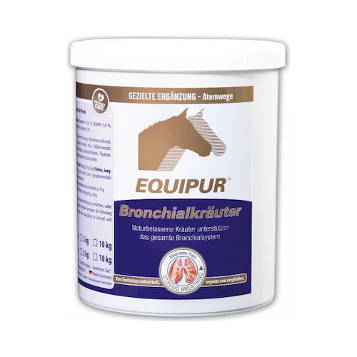 Equipur - peleti bronhialnih zelišč - 1kg posoda