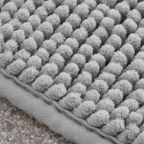 Catherine Lansfield Siva kupaonska prostirka 50x80 cm Bobble &amp;ndash; Slike