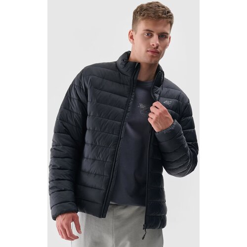 4f Men&amp;#039;s Down Jacket With Synthetic Filling Black WAW24TDJ Slike