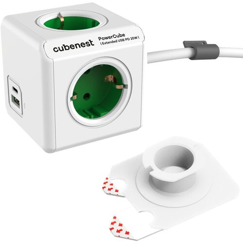 Cubenest Razdelilec PowerCube Extended USB Schuko &amp;ndash; Slike