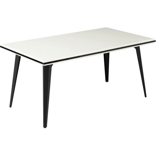 Modern Living raztegljiva miza kobe, bela, 160-200x90 Slike