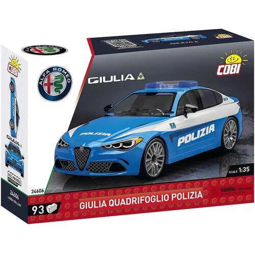 Cobi Toys COBI: Gradbeni set policijski avto Alfa Romeo Giulia Quadrifoglio (24606) Cene