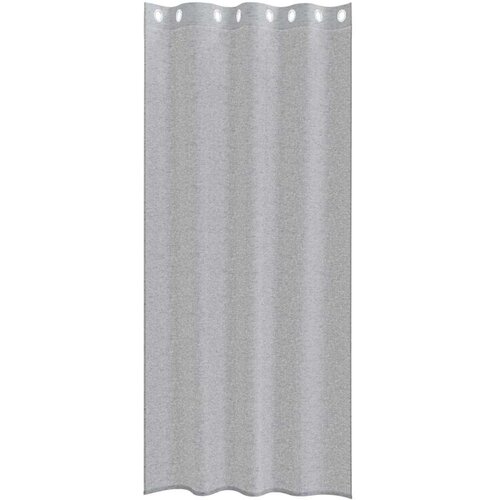 Voile zavjesa 2 pcs Tamno siva 245 x 140 cm Poliester Slike