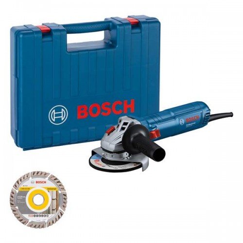 Bosch gws 12-125 ugaona brusilica, 1200W, 125mm, 1x dijamantska rezna ploča 125x22,23 mm, profi kofer, 06013A6102 Slike