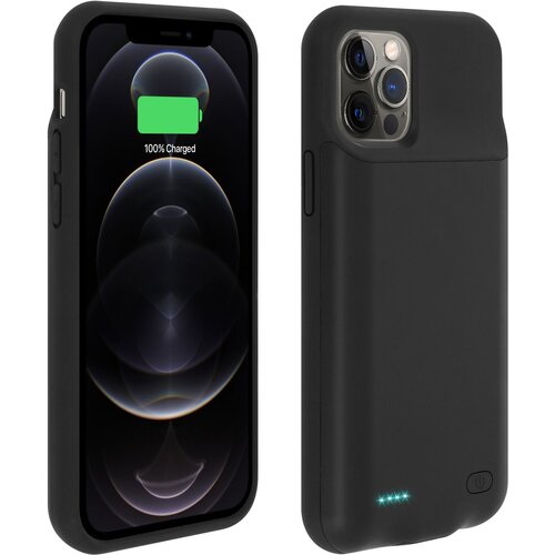 AVIZAR Ovitek za baterije za iPhone 12 / 12 Pro 5000mAh, Lightning konektor - crn, (20626171) Cene