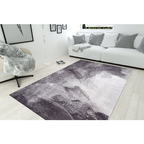Conceptum Hypnose tepih Funk Chenille 196, 75x230cm, Crni Slike