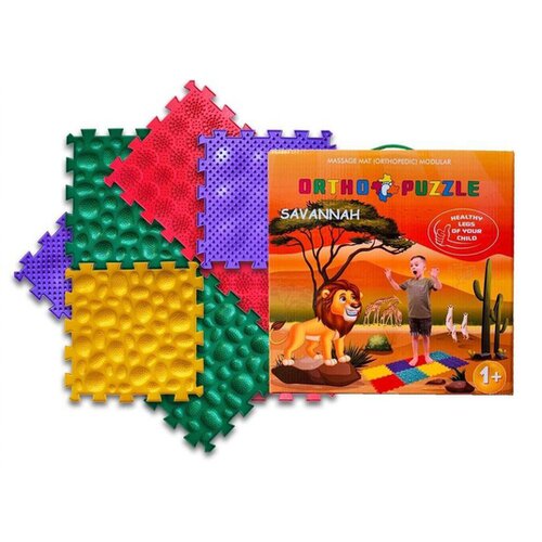 Ortho puzzle Orto puzzle set ortopedskih masažnih podlog, savana Cene
