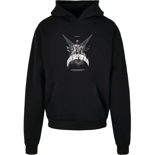 MJ Gonzales Sweater majica 'Higher Than Heaven V.1' siva / crna / bijela