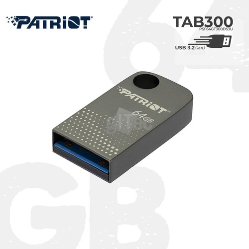 Patriot Tab300 64GB USB 3.2Gen 1, Type-A, 120MB/sDark Shadow Cijene