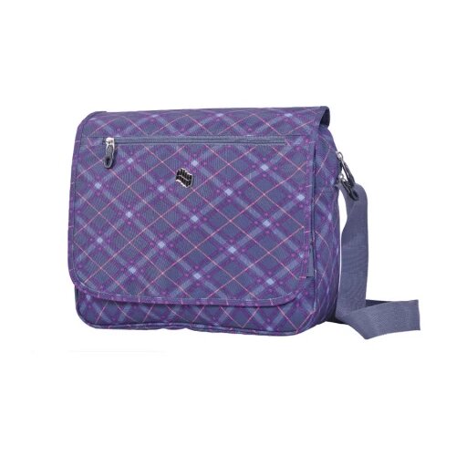  torba na rame pulse violet plaid Cene