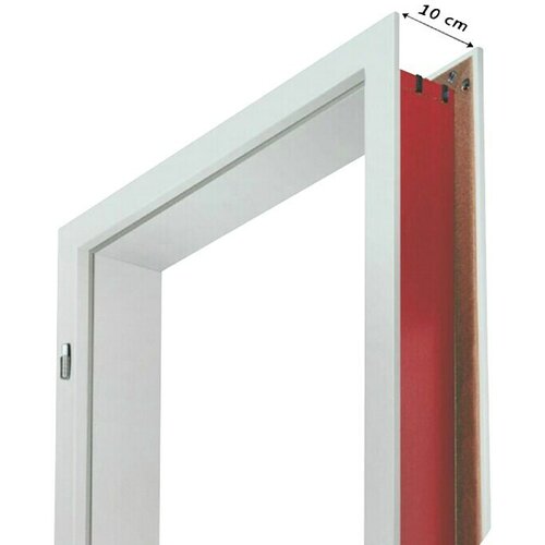 DOORNITE Dovratnik (D x &amp;Scaron; x V: 100 x 950 x 2.000 mm, DIN lijevo, Bijele boje) Slike