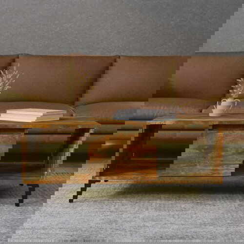 vidaXL Stolić za kavu boja hrasta 90x50x36,5 cm konstruirano drvo Cijene