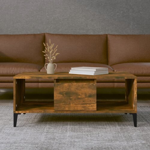 VidaXL Stolić za kavu boja hrasta 90x50x36,5 cm konstruirano drvo Slike