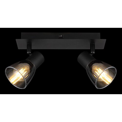 Globo 54307-2 - Zidno reflektorsko svetlo CLAUDE 2xE14/40W/230V crno Slike