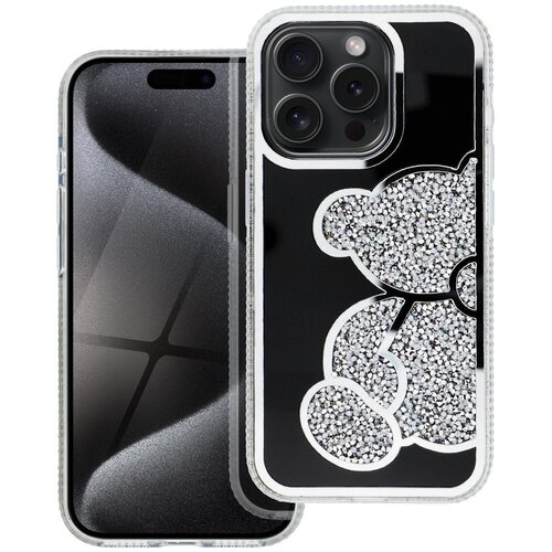  futrola teddy bear za iphone 13 pro (6.1) srebrna Slike