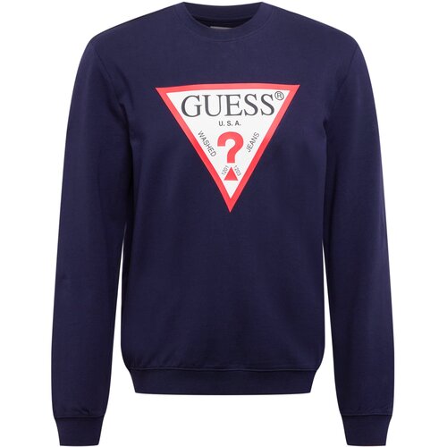 Guess Sweater majica 'AUDLEY' morsko plava / crvena / bijela Cijene